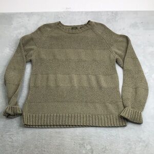 Timberland Men's Olive Green Cotton Sweater Size L